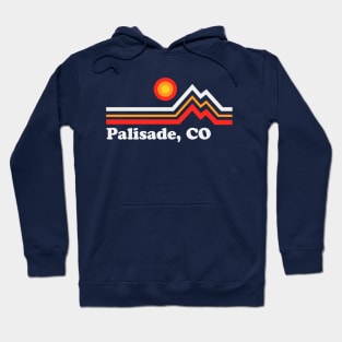 Palisade Colorado Retro Vintage Style Mountains Hoodie